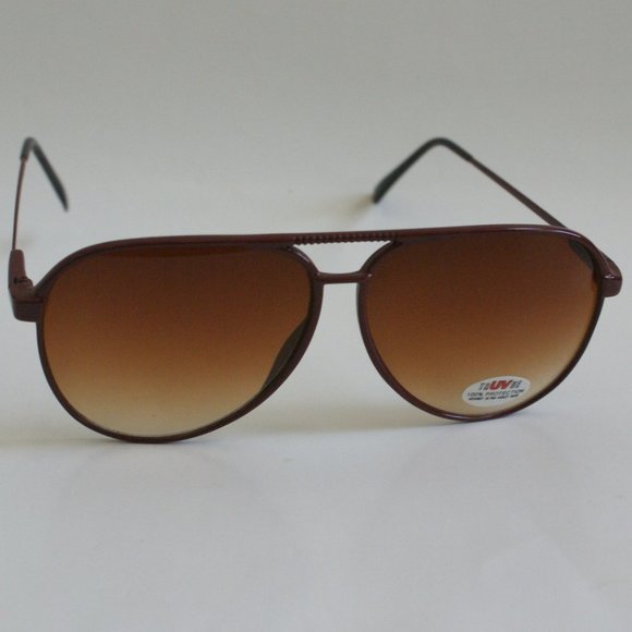 NWT TrueVintage 90's Carbon Fiber Double Bridge Aviator gradient lens Sunglasses - Picture 1 of 5
